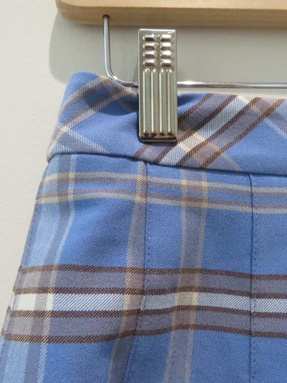 ARITZIA SUNDAY BEST Olive Micro Pleat Plaid Mini Skirt 4 Academia Coquette Prep - Picture 4 of 15